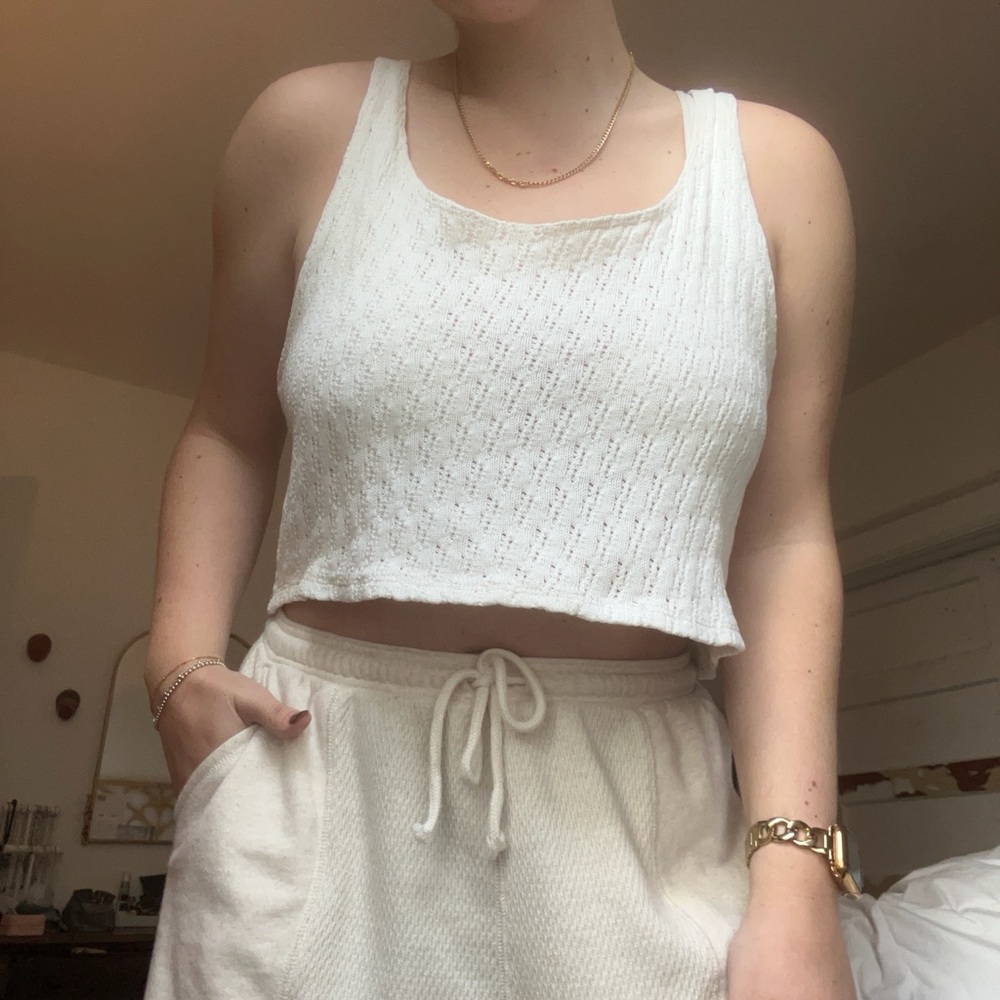Brandy Melville crochet tank